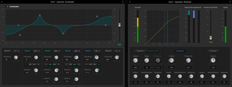 ATEM Software Audio Mixer screens