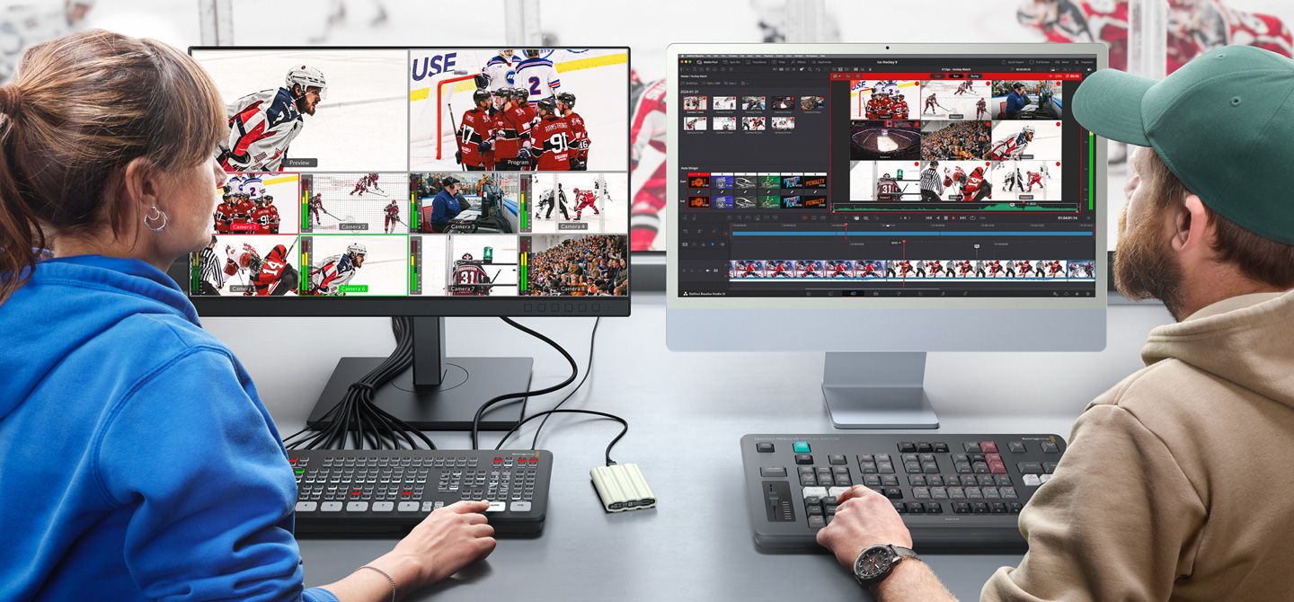 Blackmagic ATEM SDI Pro ISO untuk live streaming dan editing multi-kamera dengan DaVinci Resolve