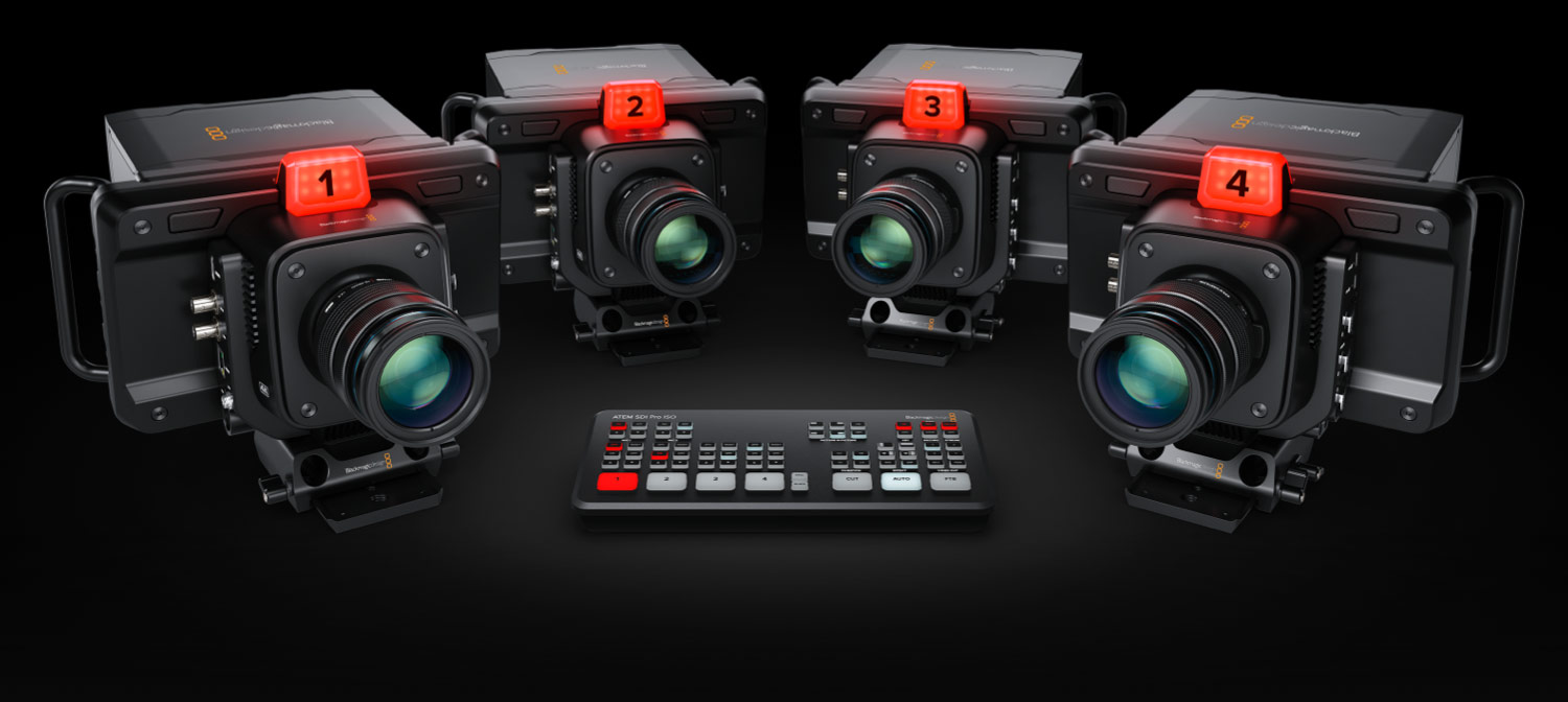 Black Magic Camera Switcher Blackmagic Design ATEM SDI Pro ISO Switcher — Glazer's Camera
