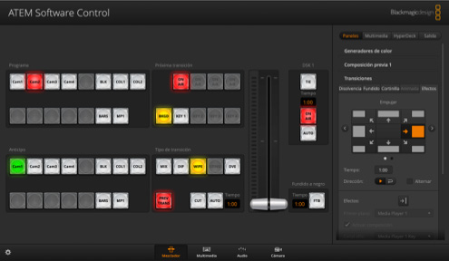 Switcher interface