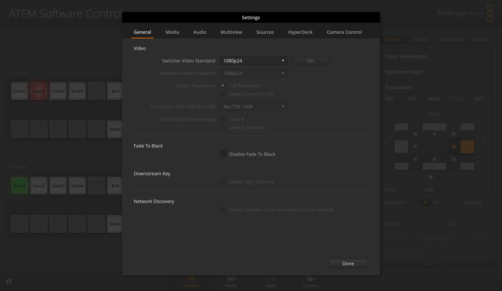 ATEM SDI – Software Control | Blackmagic Design