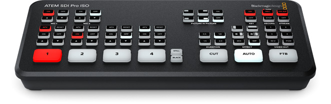 Blackmagic Design ATEM SDI Pro ISO Switcher – Videostaff