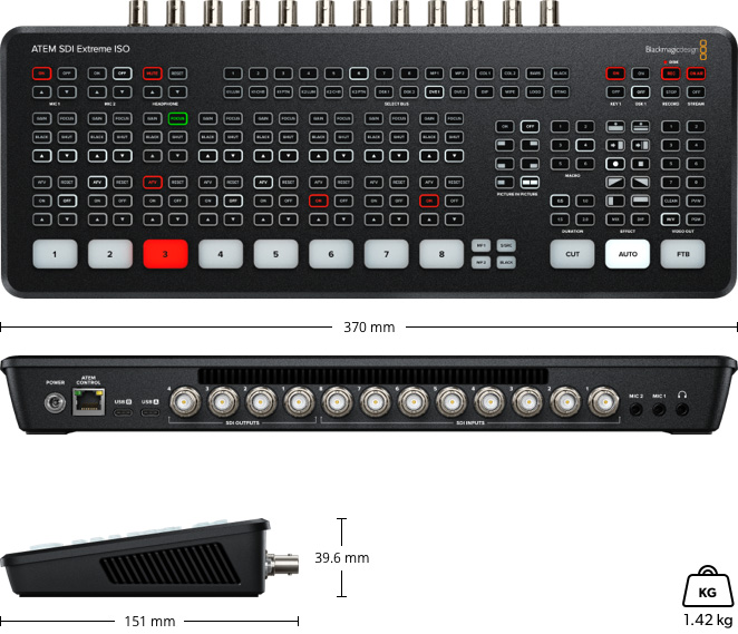 Blackmagic Design ATEM SDI Extreme ISO Switcher