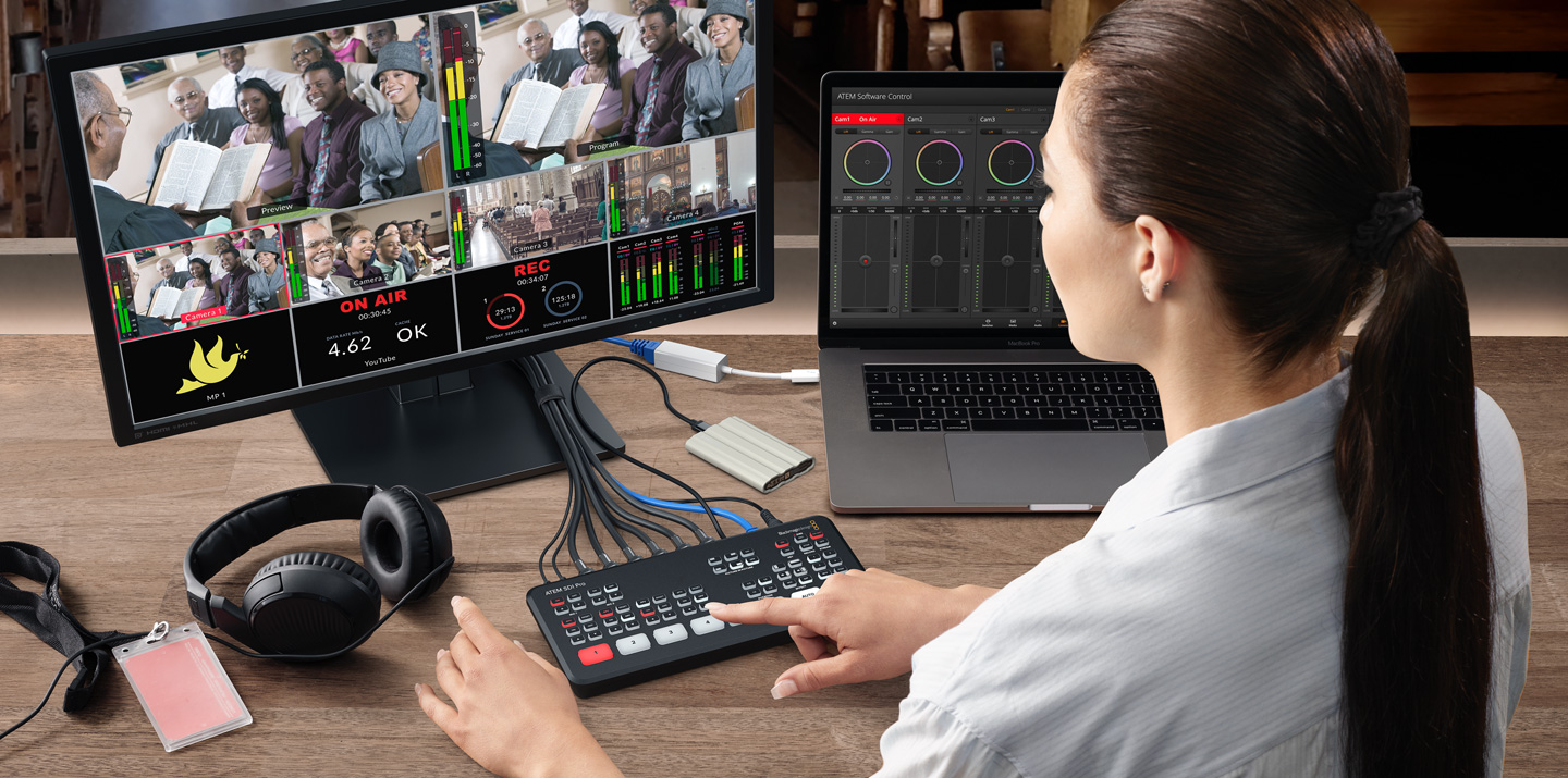 Broadcast worship services via the internet!