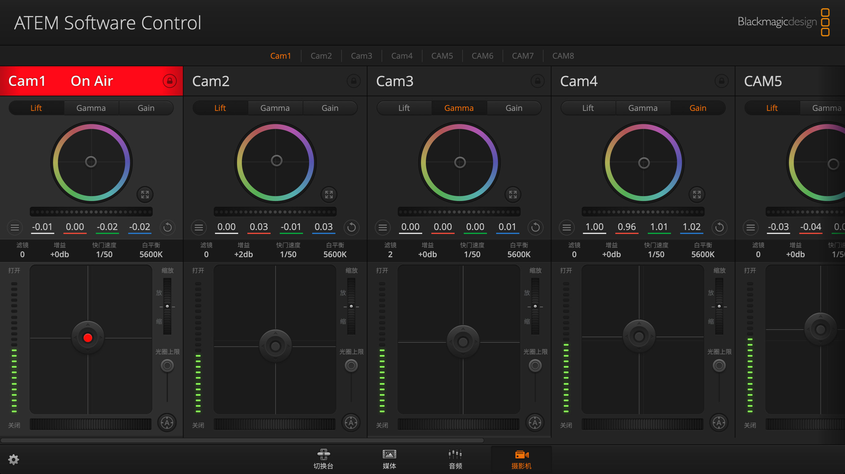Studio Camera Interface ATEM Television Studio – 入门指南 | Blackmagic Design