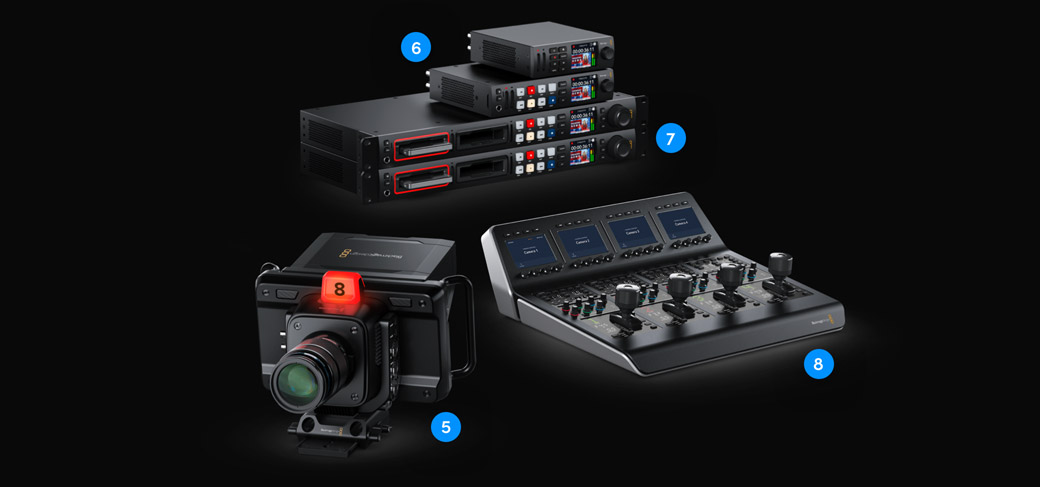 国産最新作2435 Blackmagic Design SWATEMTVSTU ATEM Television Studio スイッチャー ブラックマジックデザイン その他