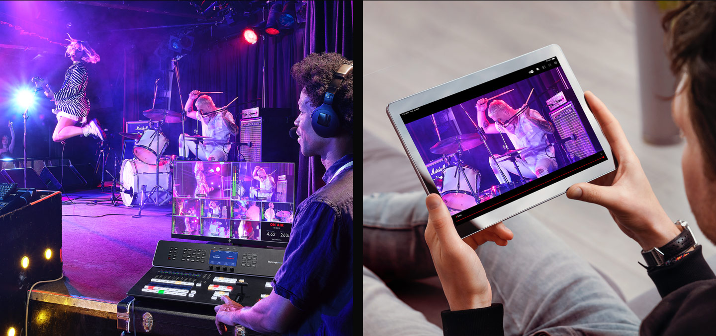 ATEM Television Studio 4K8 DVE SuperSource chroma keyer dan streaming