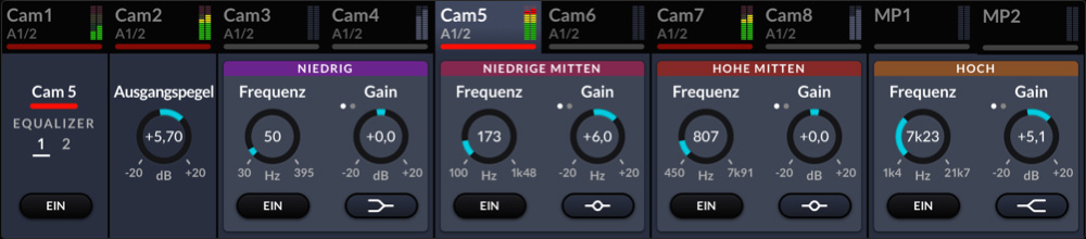 Audio EQ Control