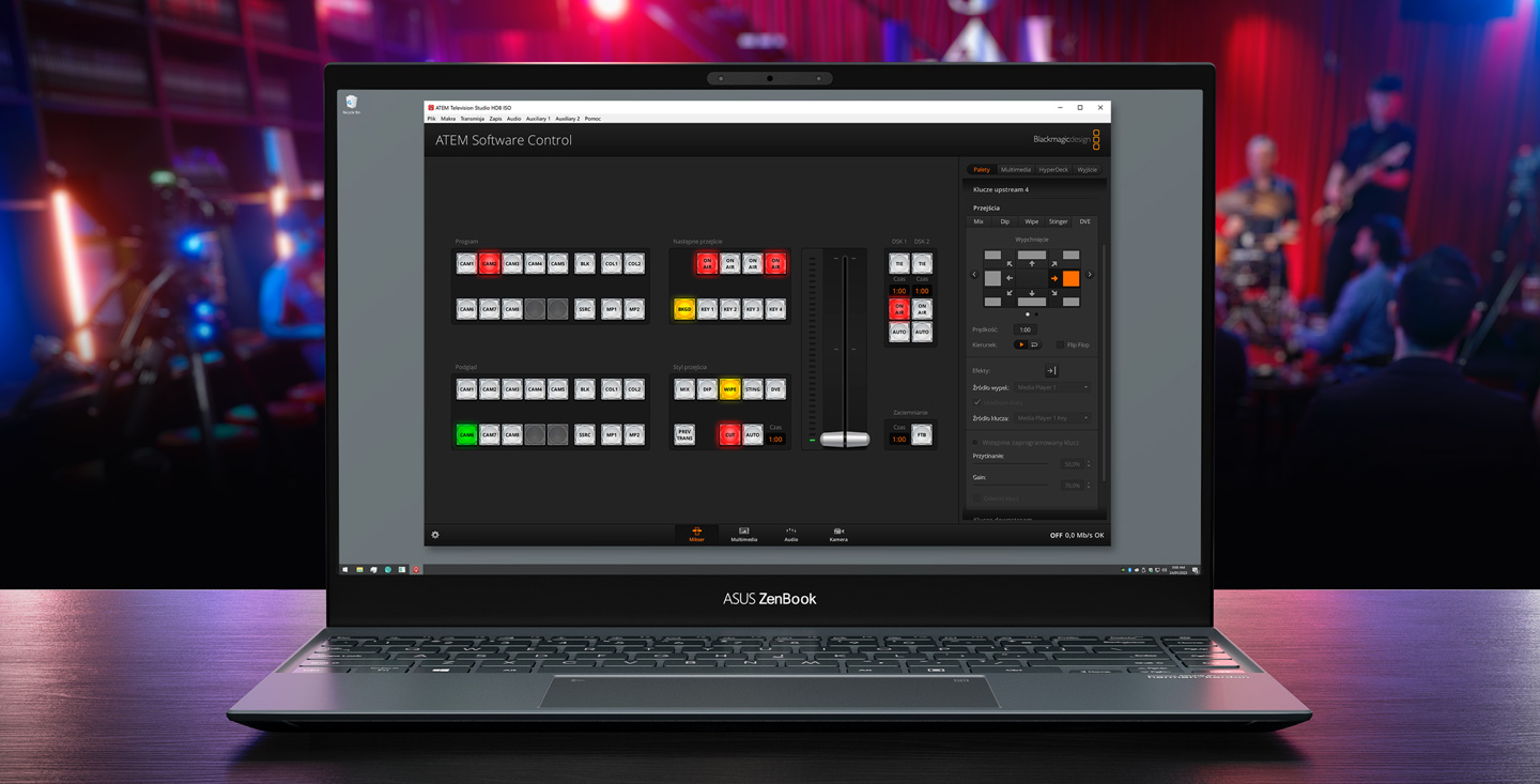 Live Production Switcher Control Software!