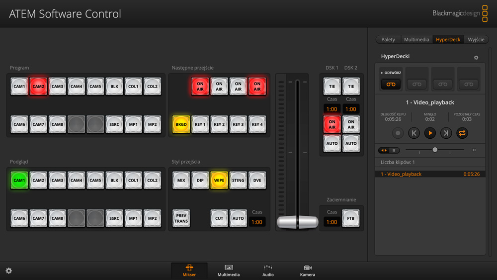 HyperDeck Control