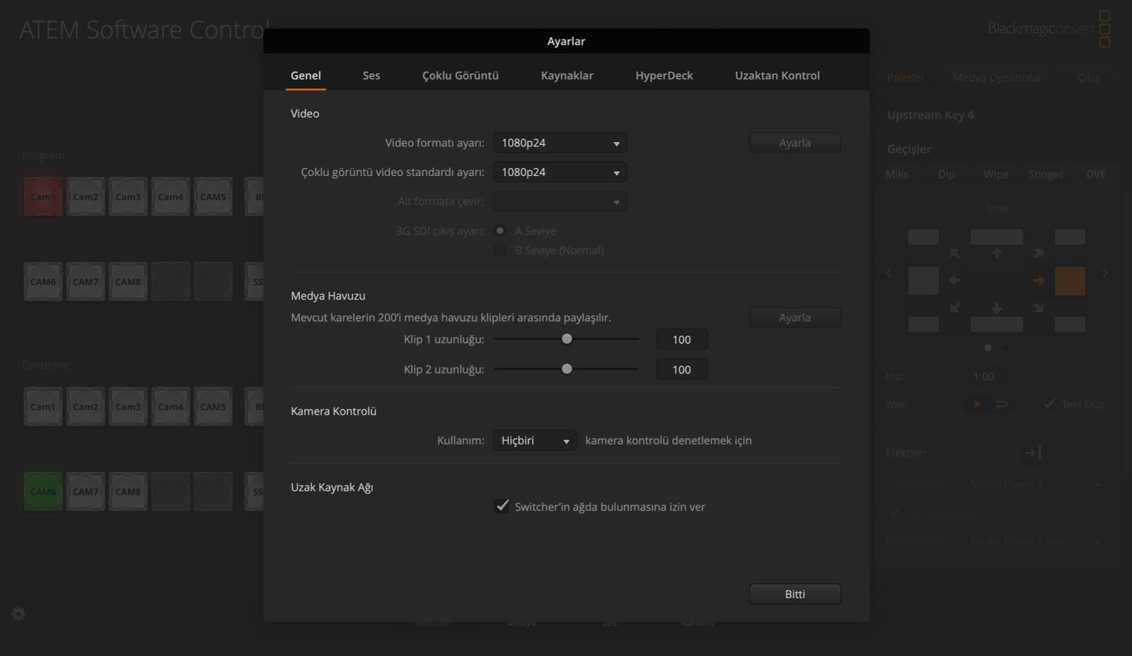 General Settings Page