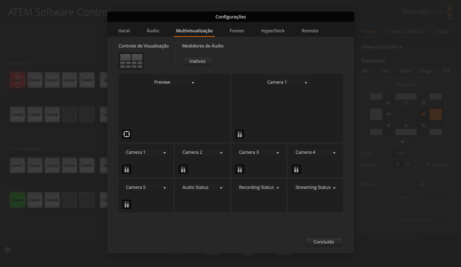 Multiview Settings Page