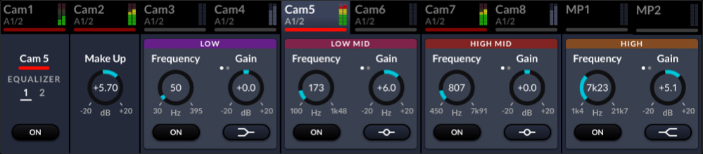 Audio EQ Control