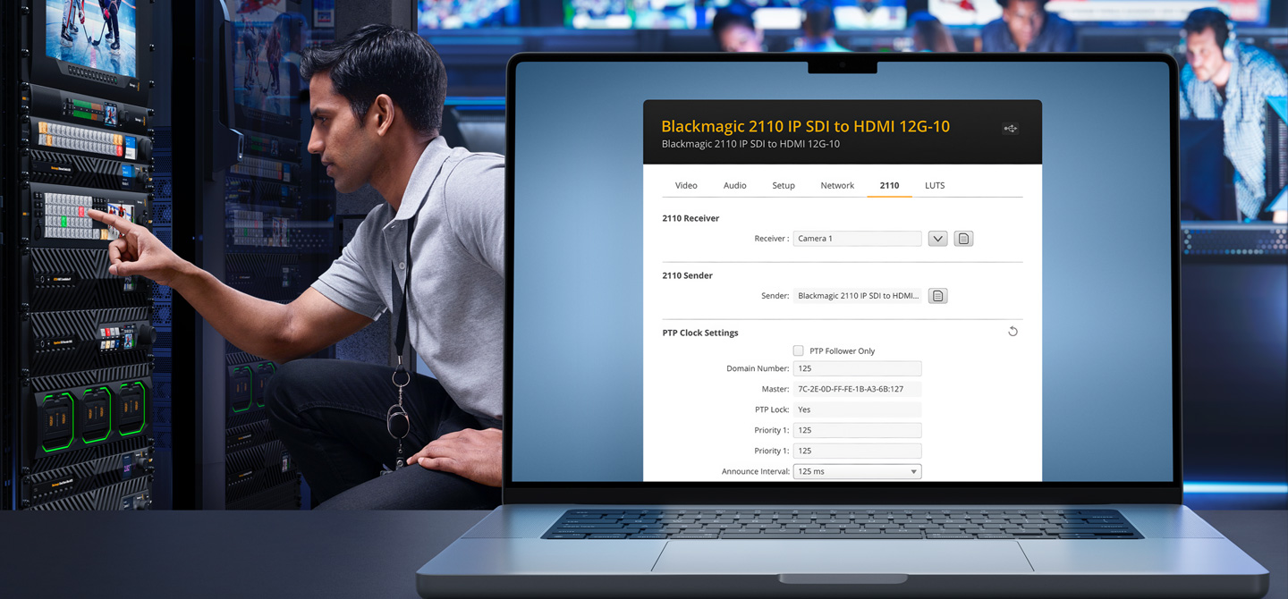 Professional SMPTE-2110 Settings