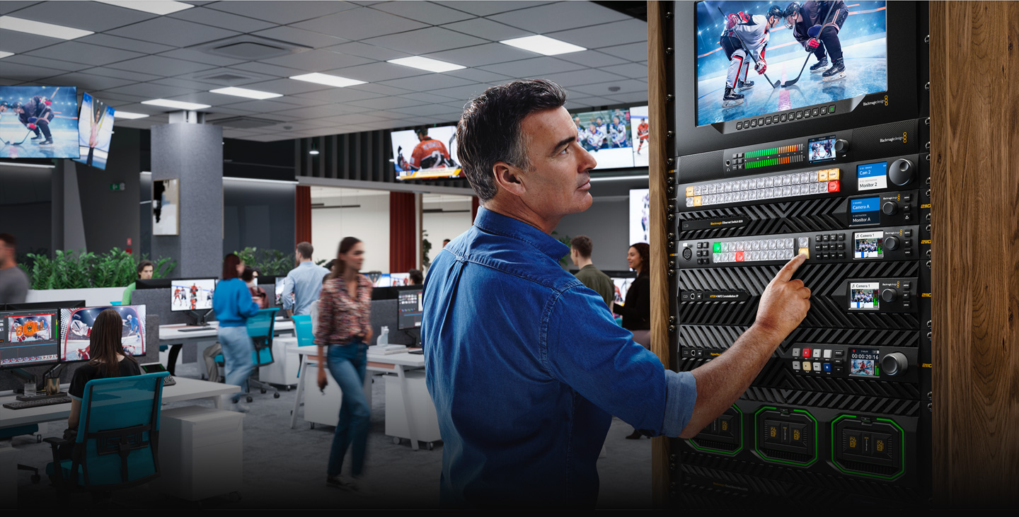 Blackmagic 2110 IP Converter 3x3G