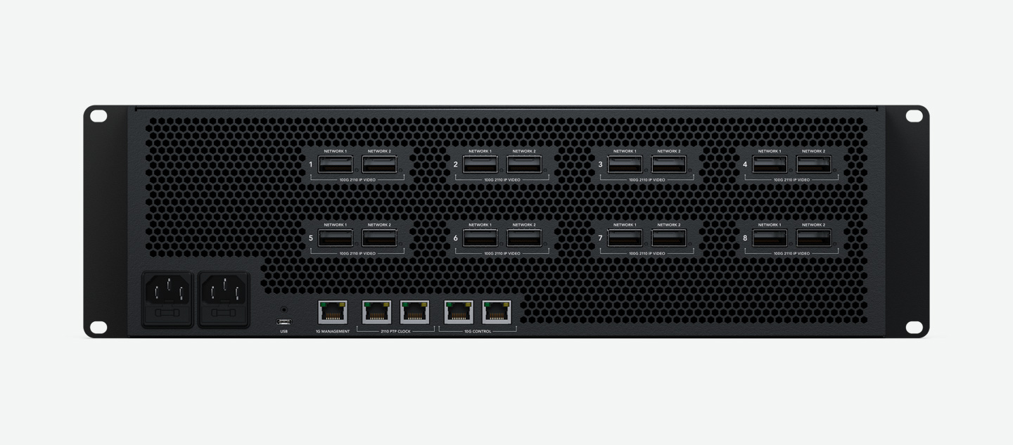 ATEM 4 M/E Constellation IP Plus Rear