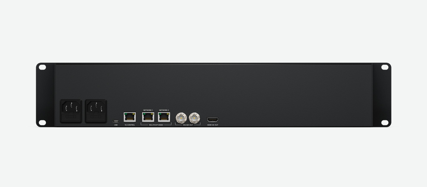 ATEM Monitoring Rack Panel 40 Rear