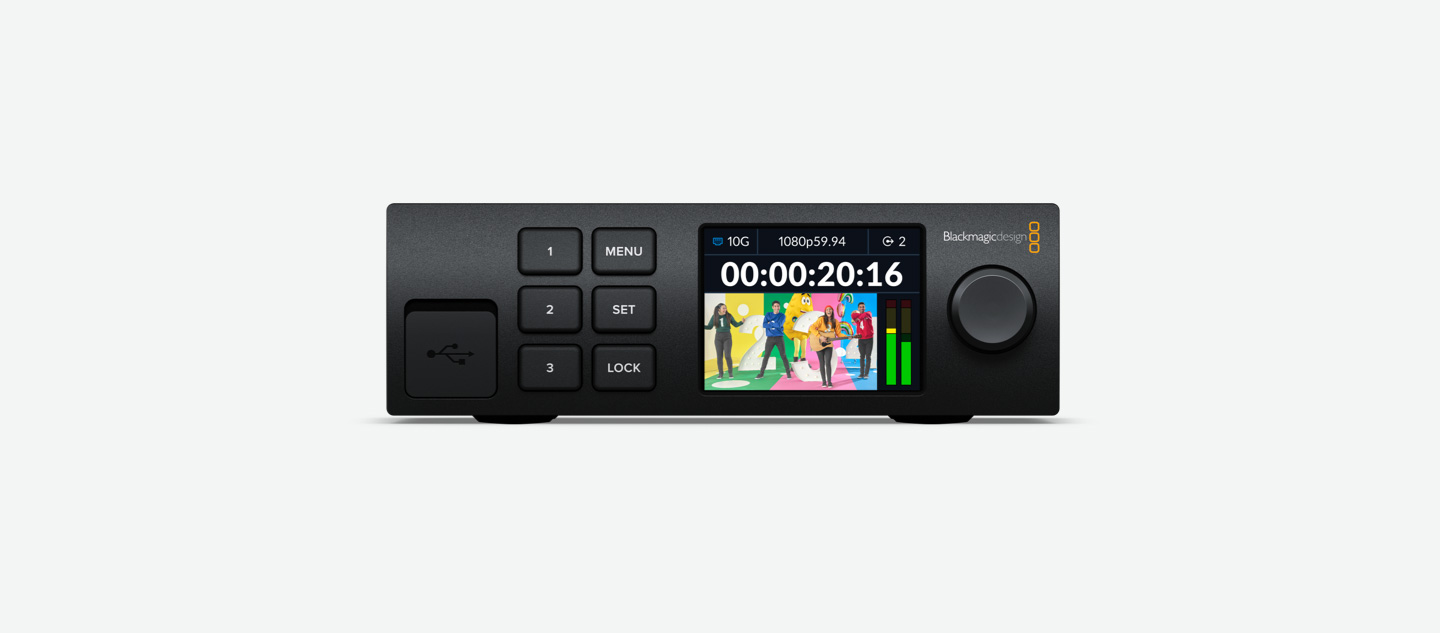 Blackmagic 2110 IP Converter 3x3G