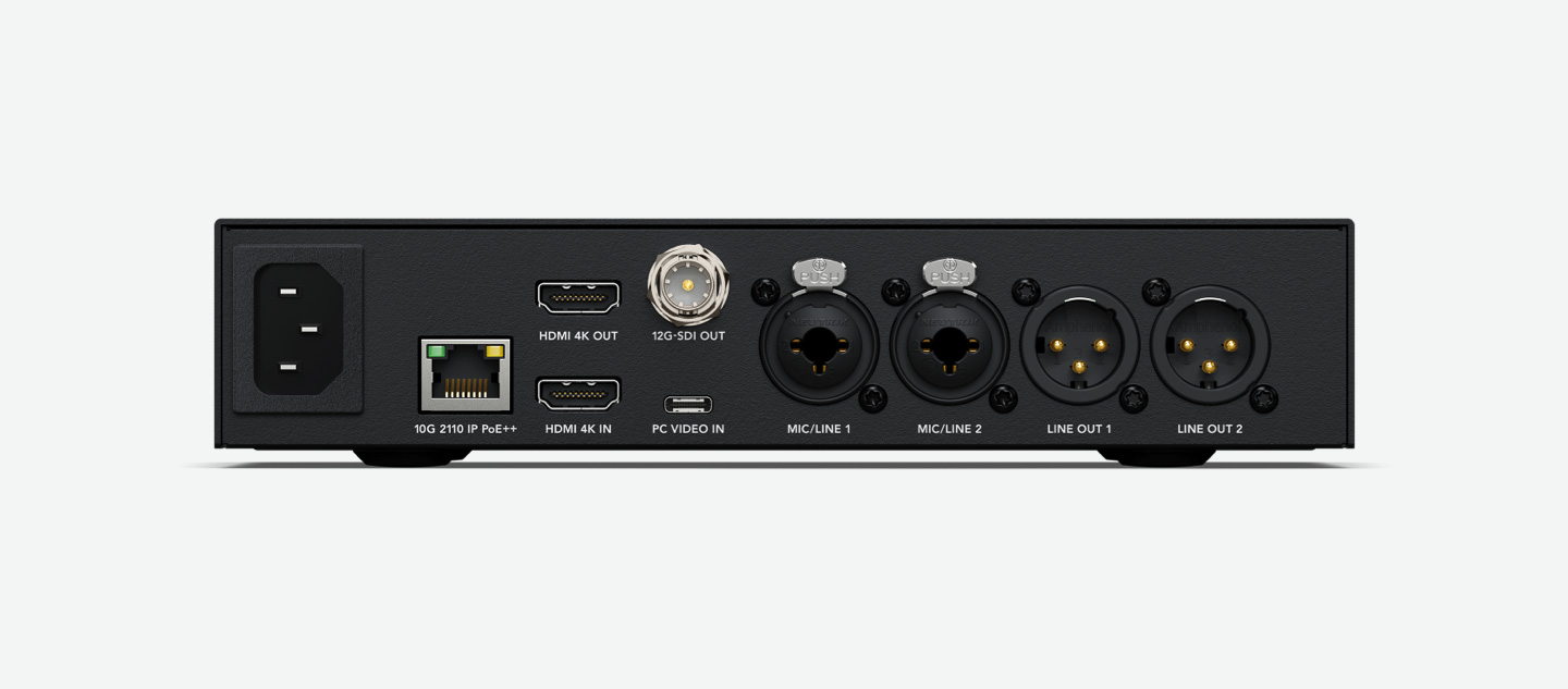 Blackmagic 2110 IP Presentation Converter Rear