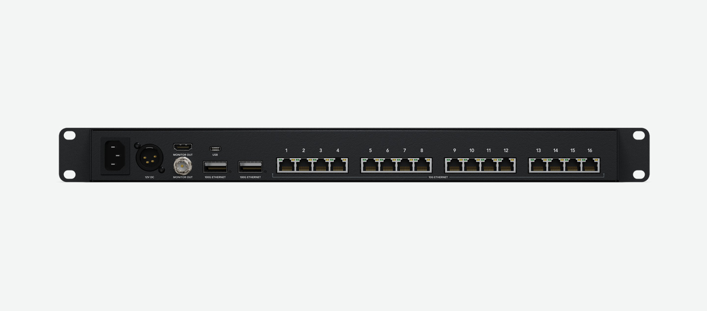 Blackmagic Ethernet Switch 360P Rear
