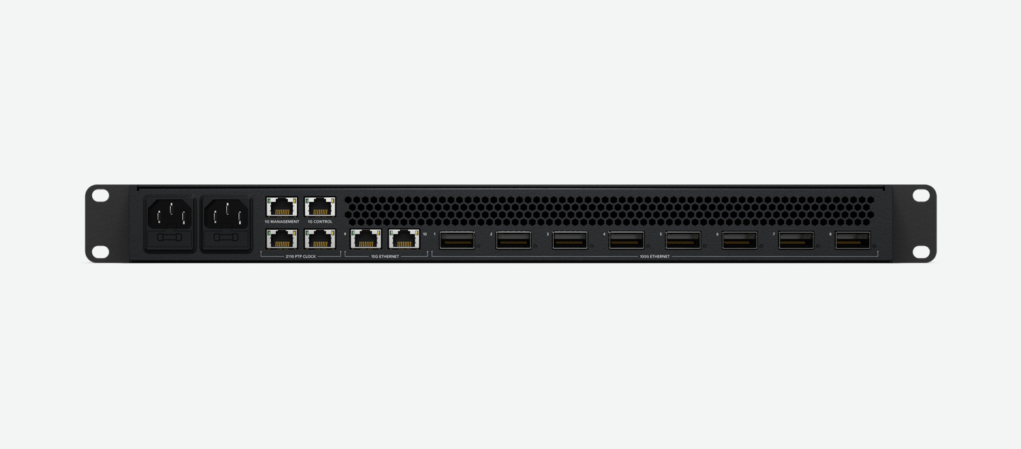 Blackmagic Ethernet Switch 820 Rear