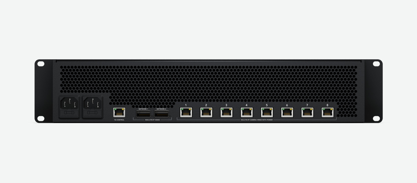Blackmagic StudioBridge 10G PWR Rear