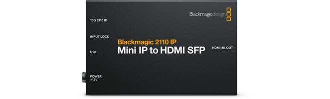 Blackmagic 2110 IP Mini IP to HDMI SFP