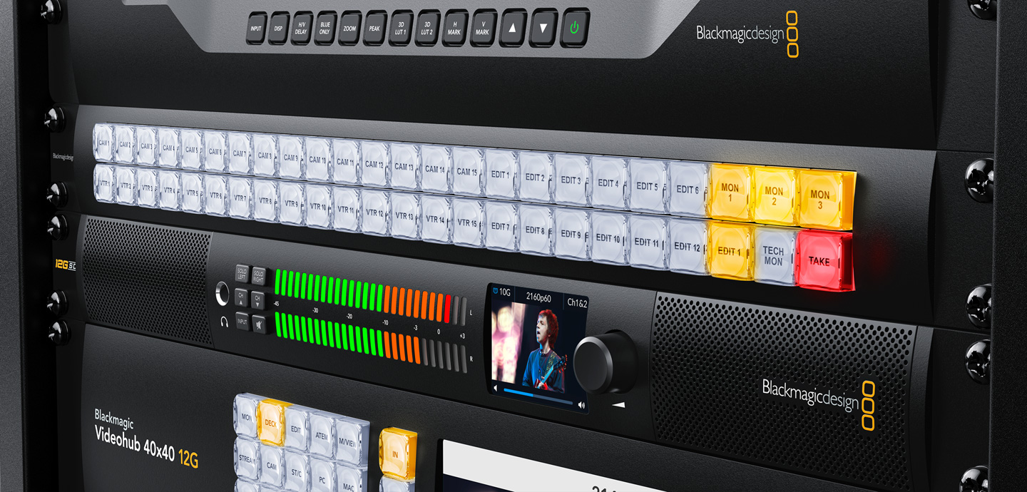 Blackmagic Audio Monitor 12G | Blackmagic Design