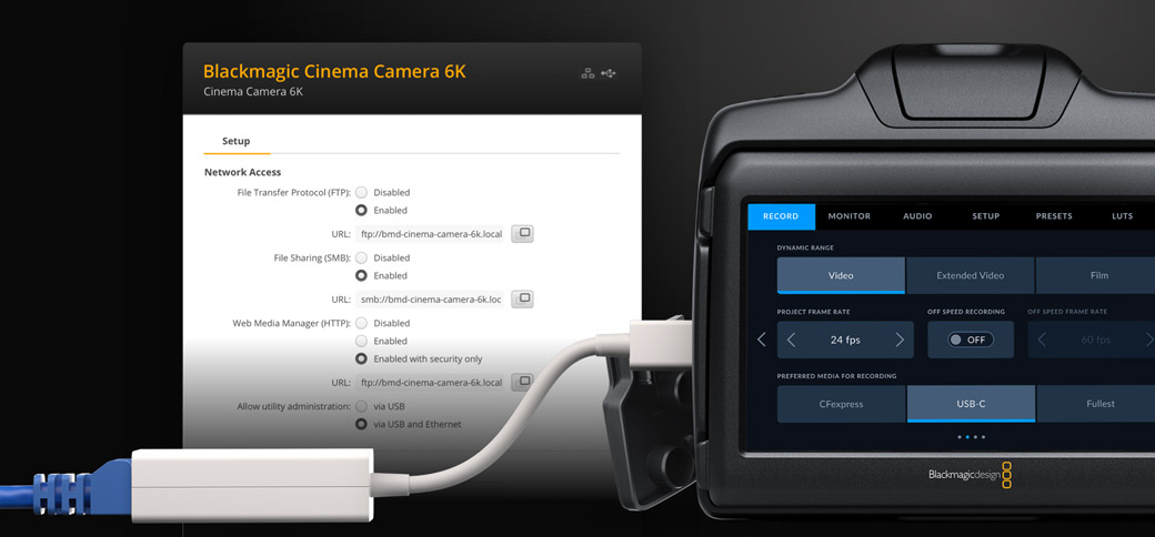 USB-C for Recording Direct to External Media Disks