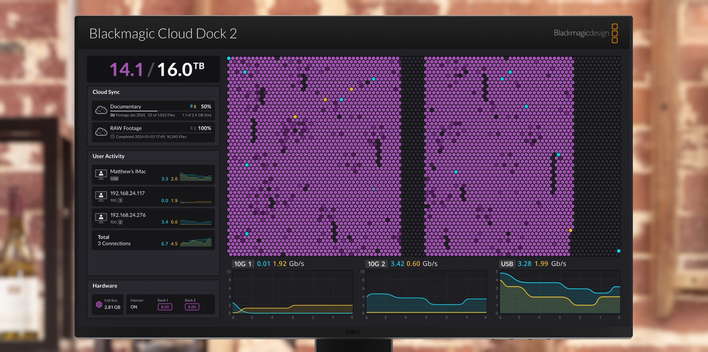 Blackmagic Cloud Dock | Blackmagic Design