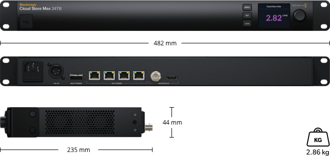 Blackmagic Cloud Store Max 24TB