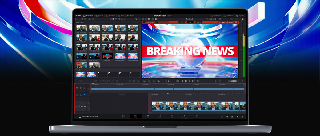 Get News Editing and Replay in DaVinci Resolve 19!