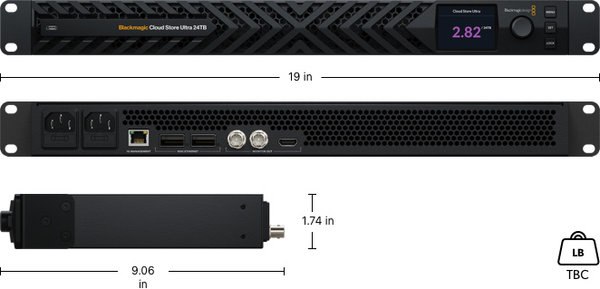 Blackmagic Cloud Store Ultra 24TB