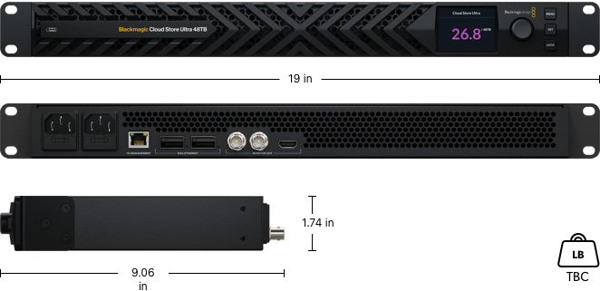Blackmagic Cloud Store Ultra 48TB