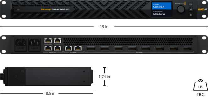 Blackmagic Ethernet Switch 820