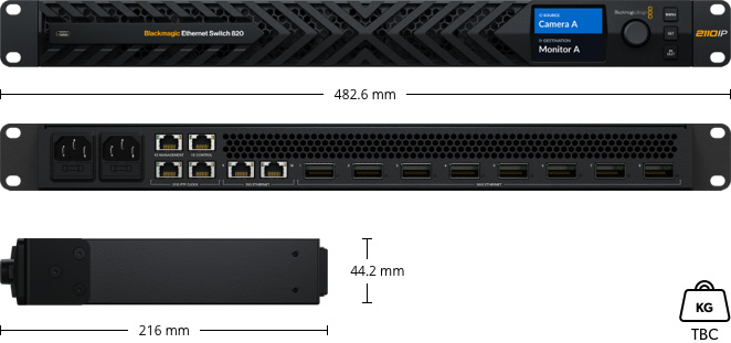 Blackmagic Ethernet Switch 820