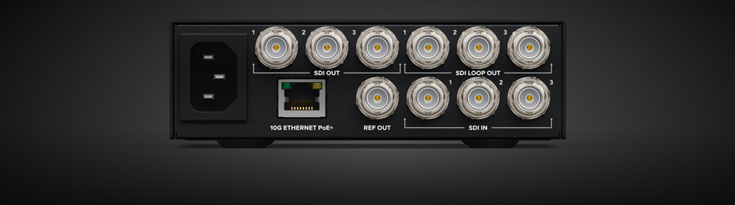 Đầu ra 3G-SDI chuyên nghiệp với âm thanh nhúng 16 kênh