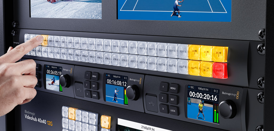 Professional 3G-SDI Outputs with 16 Channel Embedded Audio