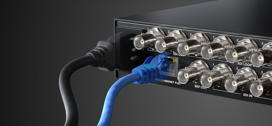 Đầu ra 3G-SDI chuyên nghiệp với âm thanh nhúng 16 kênh