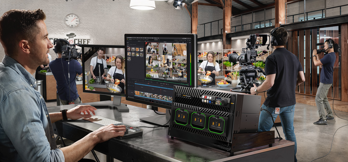 Designed for Live Production with HyperDeck ISO Recorder