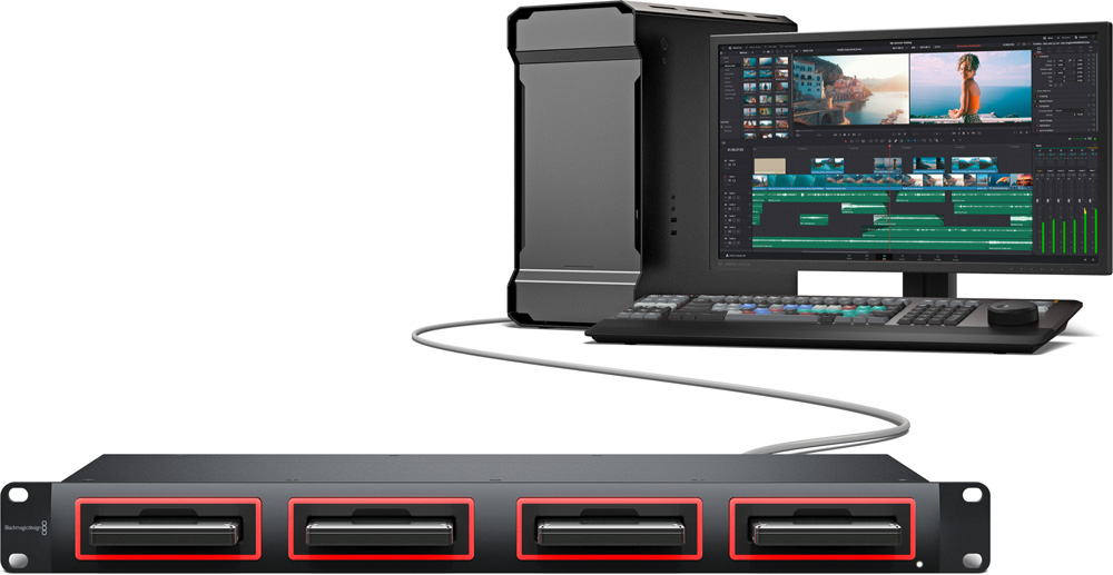 新素材新作 Mac＆WinのRAIDケースにも／Blackmagic MultiDock2 外付け ...