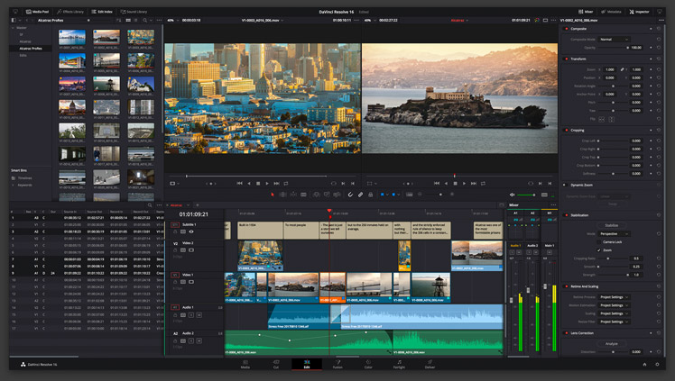 Includes DaVinci Resolve Studio