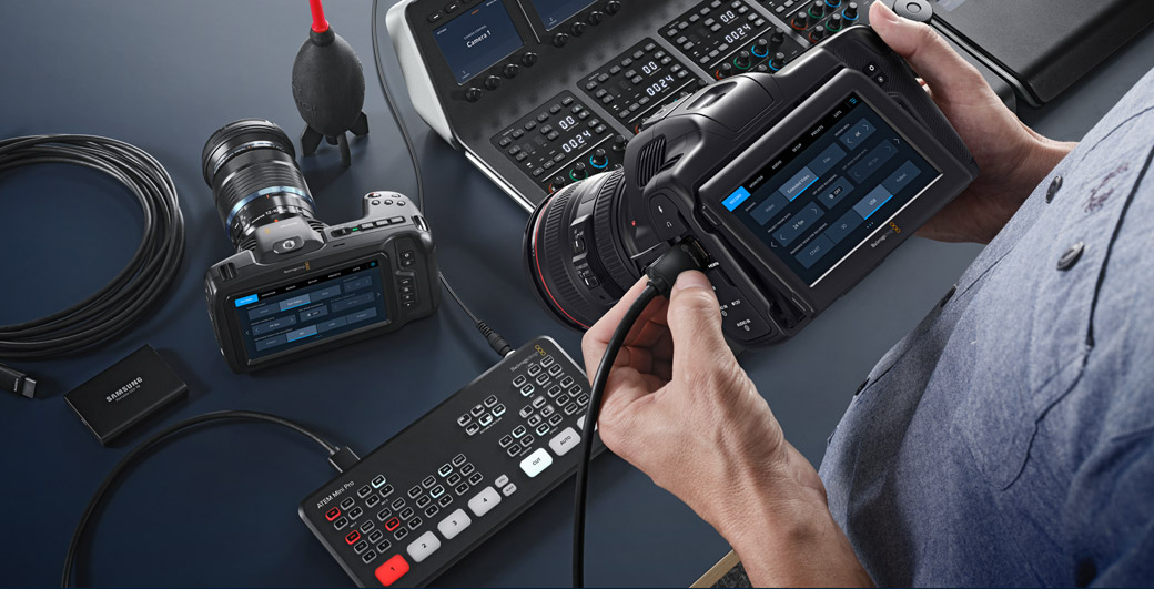 Mediakwest - La Blackmagic Studio Caméra passe au 6K et au streaming live