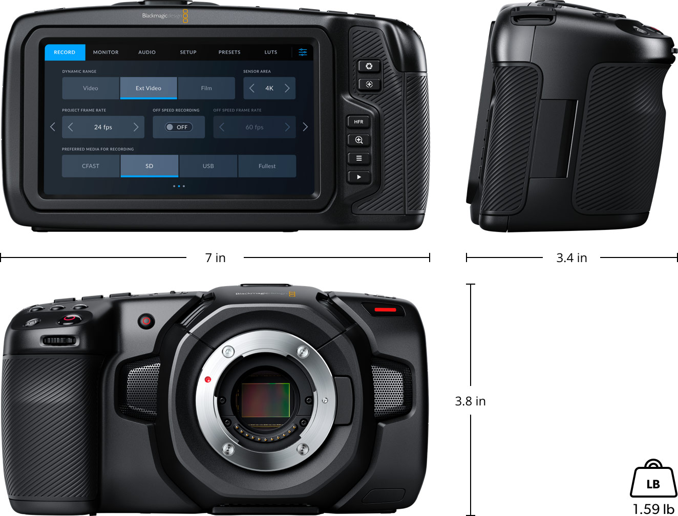Blackmagic Pocket Cinema Camera 4K Blackmagic Pocket Cinema Camera 4K
