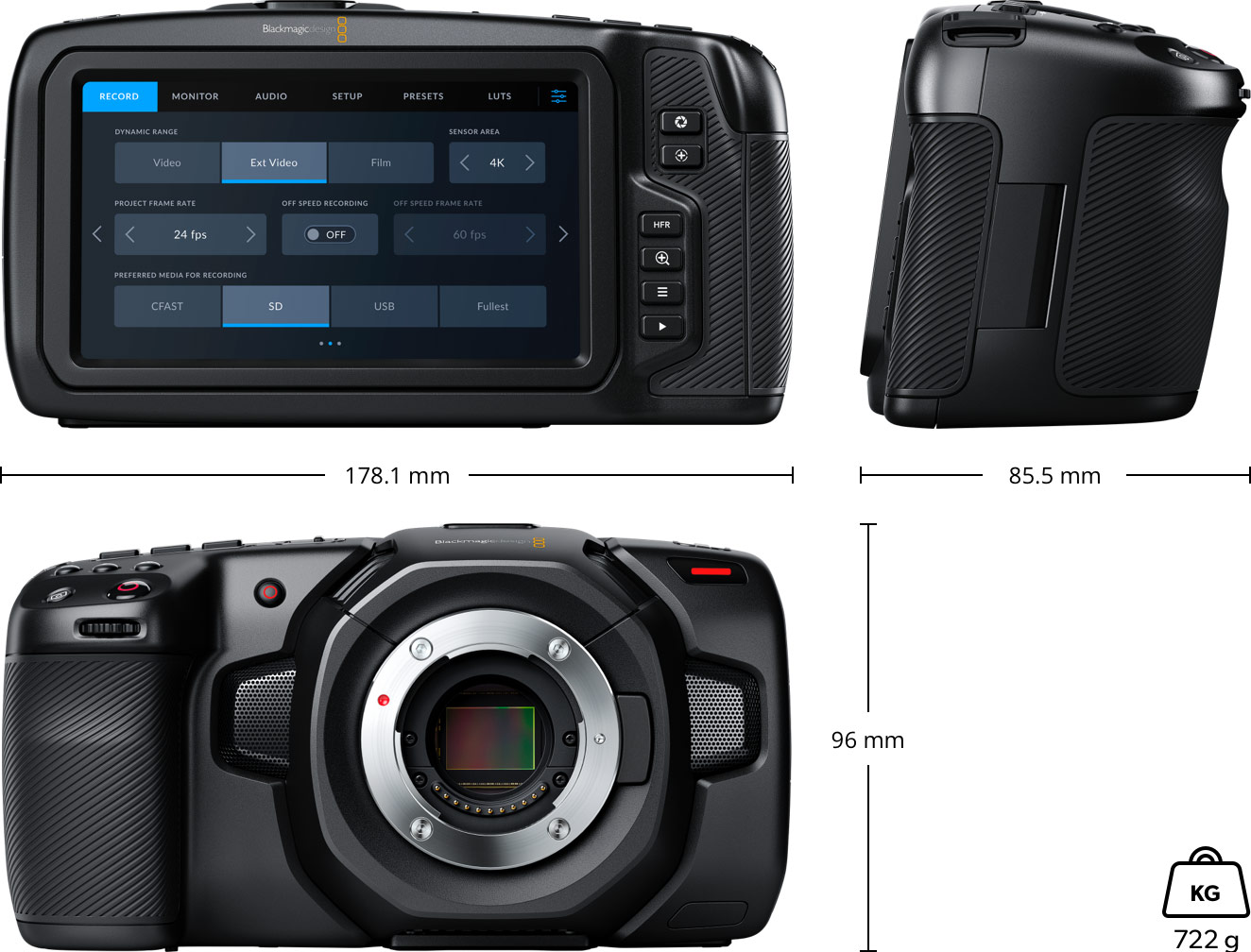 初心者向け ポケットシネマカメラ Bmpcc 4k って何 どんなカメラか 大まかな特徴や仕様をわかりやすく解説 Blackmagic Design Pocket Cinema Camera 4k