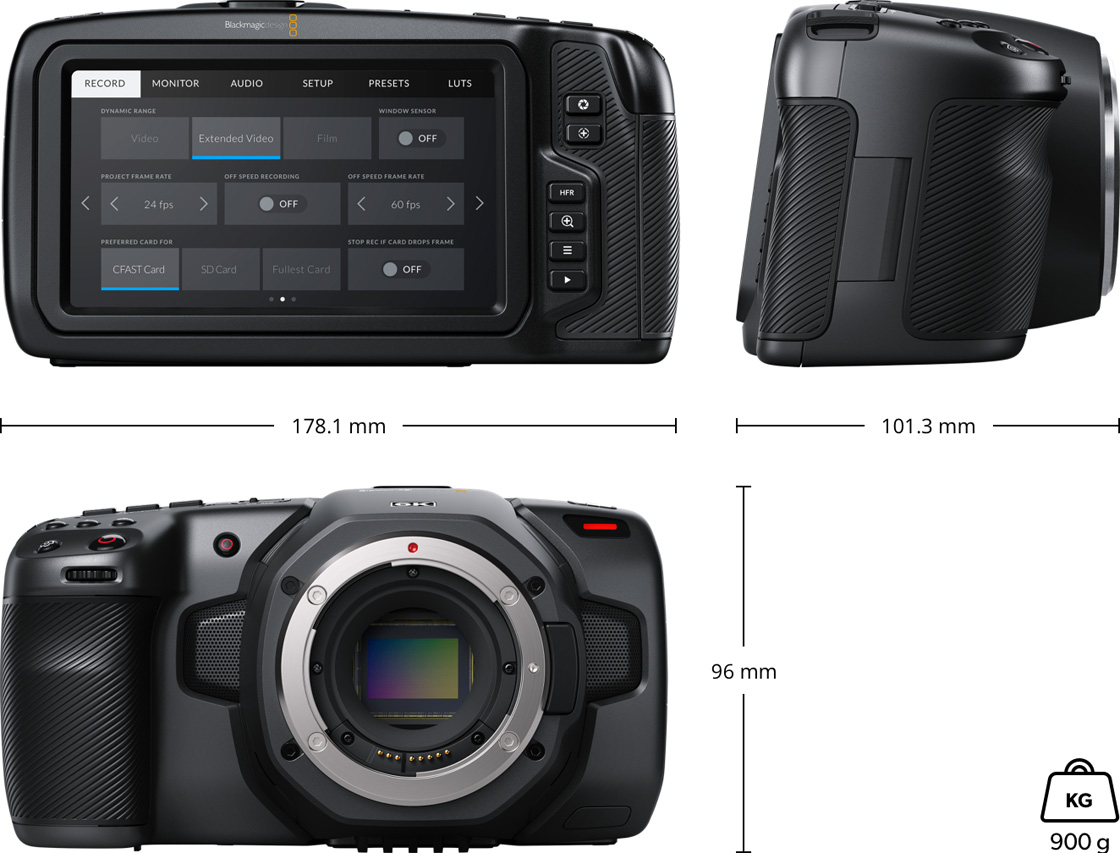 Viseur électronique Blackmagic Pocket Cinema Camera Pro EVF – Très Bon état