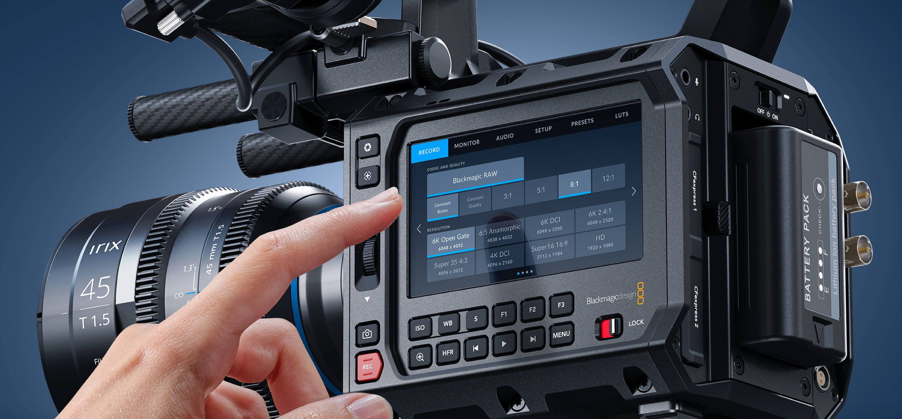 Blackmagic PYXIS – Blackmagic OS | Blackmagic Design