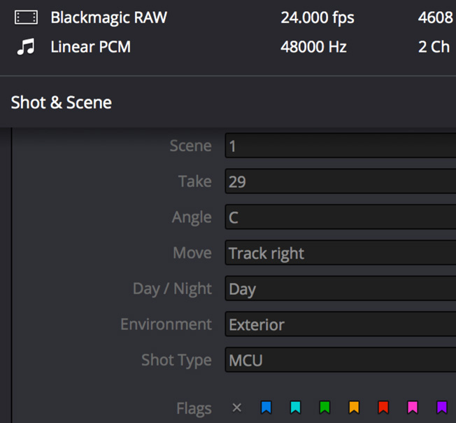 Camera Metadata