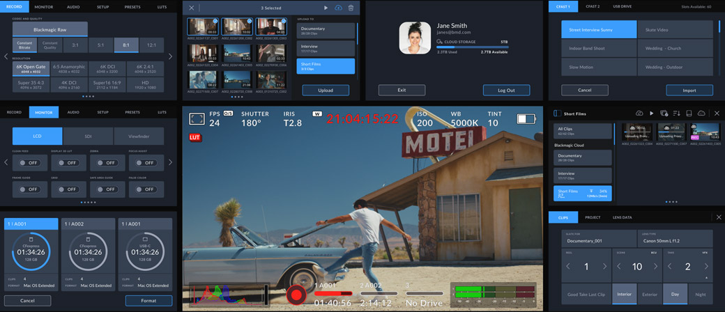 Powered by Blackmagic OS