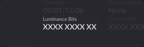Luminance Bits